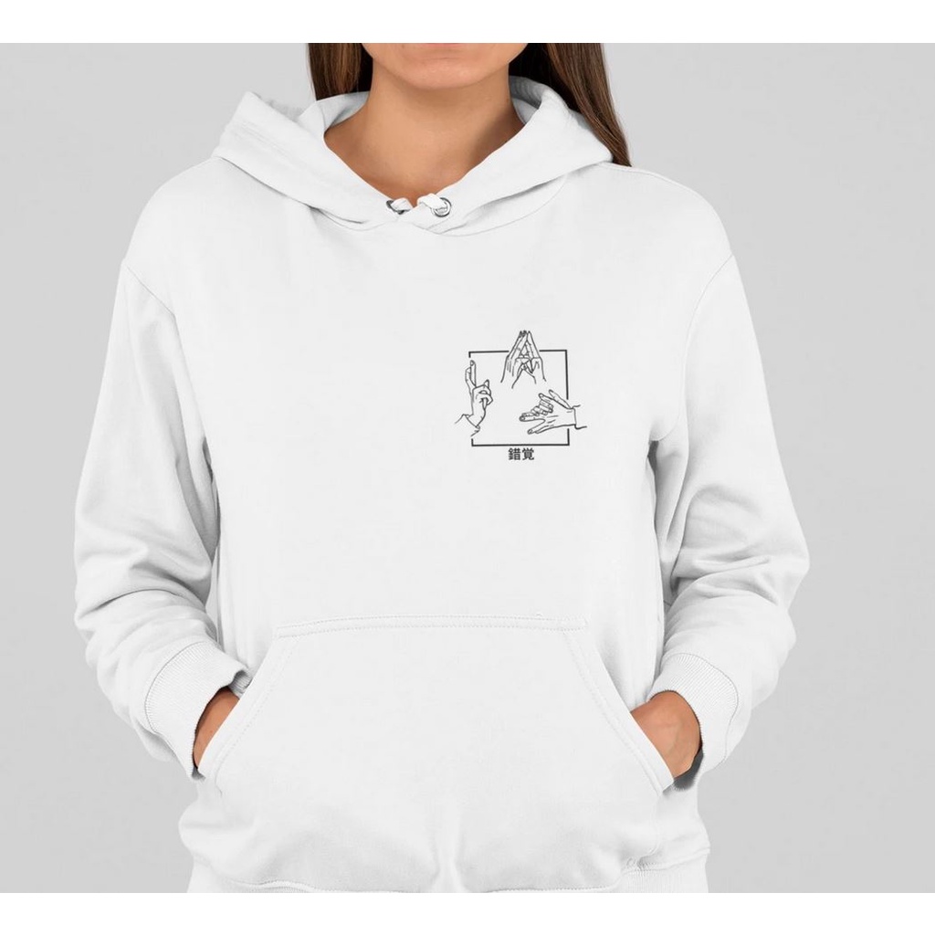 Hoodie Jujutsu Hand signal Line Art Anime Manga Jujutsu Kaisen Premium