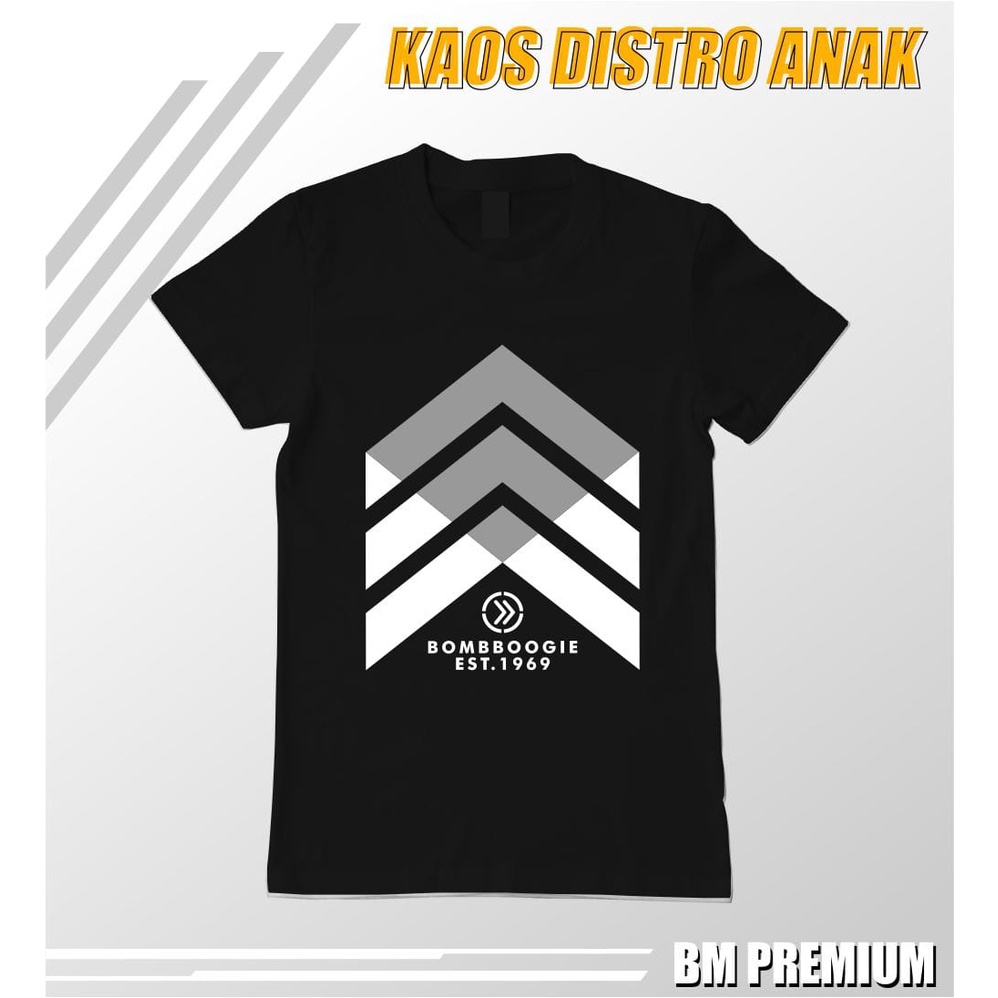 KAOS BOOMBOGIE ORIGINAL/KAOS DISTRO PREMIUM KIDS MOTIF 5 BUAT PEMILIHAN WARNA KAOS ADA DI VARIASI