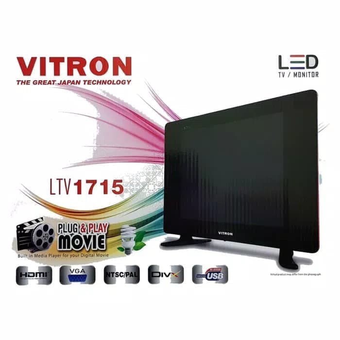 LED TV 17INCH VITRON - USB MOVIES