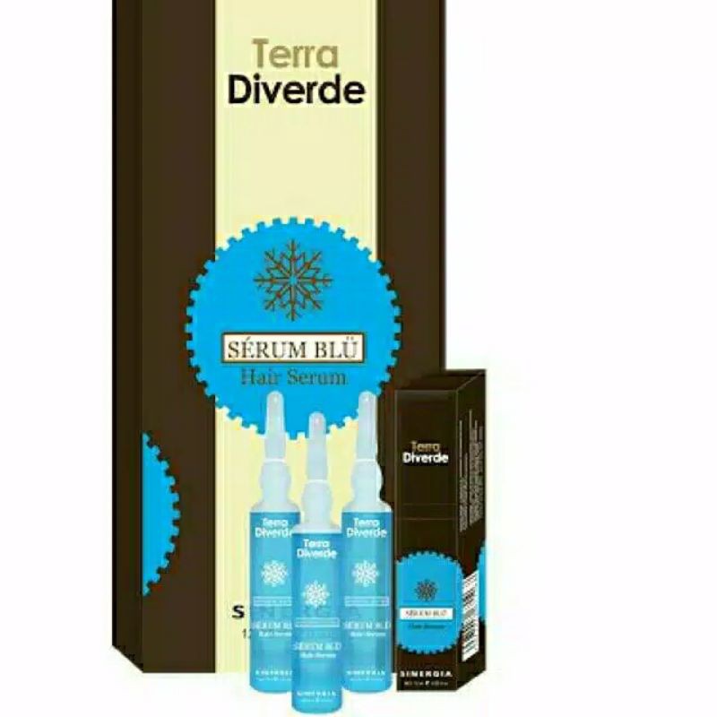 SINERGIA TERRA DIVERDE Serum Blu Seed Oil Hair Serum 10 ML | Blue Vitamin Rambut