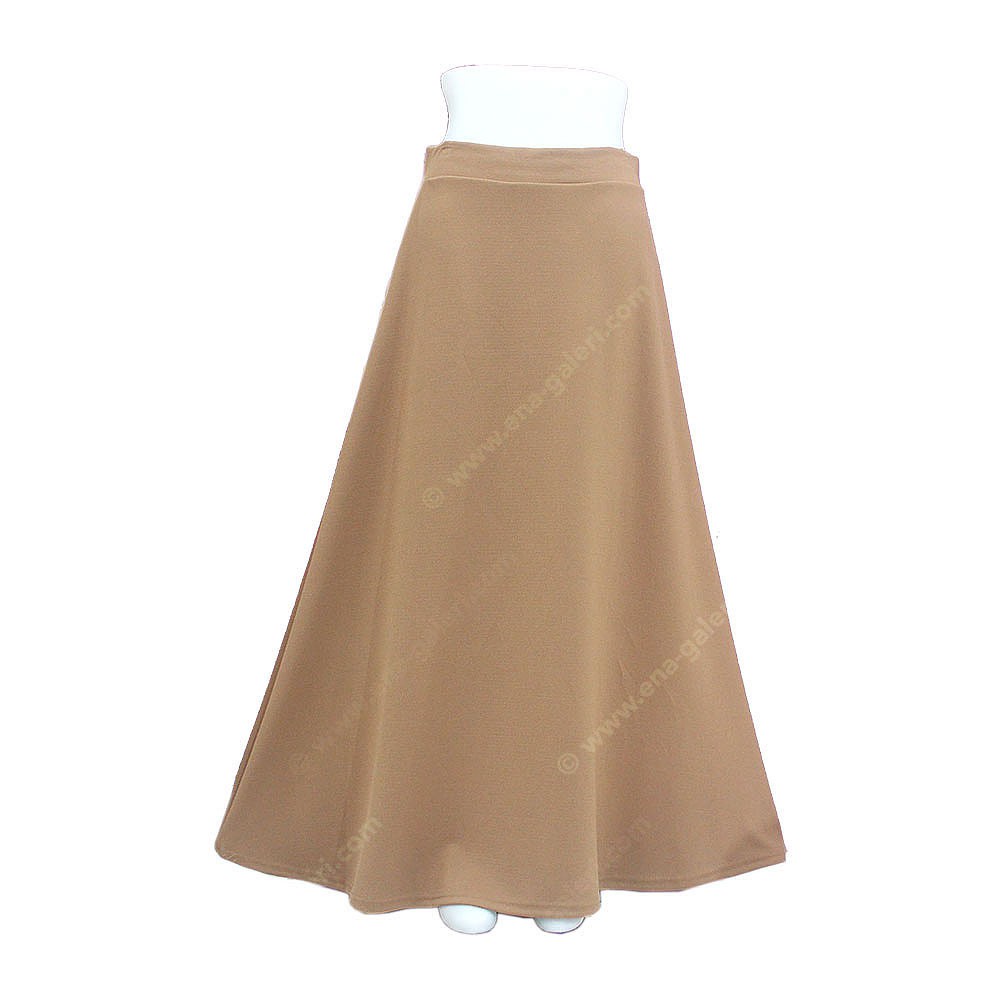 ROK A LINE SCUBA PREMIUM~ROK KERJA~ROK PANJANG~ROK LINE A BASIK SKIRT