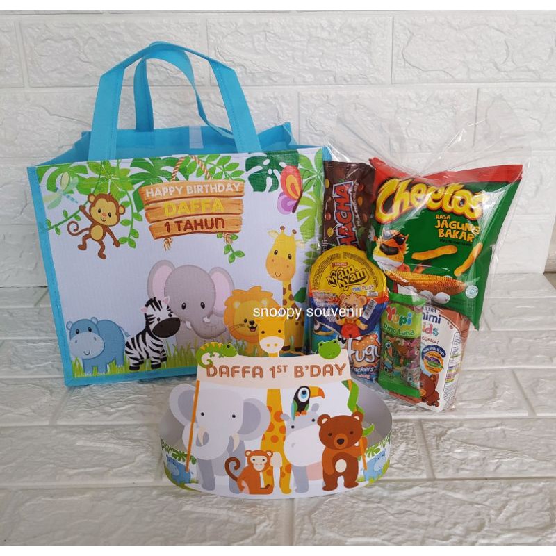 Paket Tas Ultah anak + snack