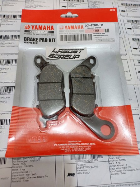 ASLI DISCPAD KAMPAS REM CAKRAM DEPAN YAMAHA  VIXION OLD LAMA  VIXION NEW  ADVANCE NVL NVA