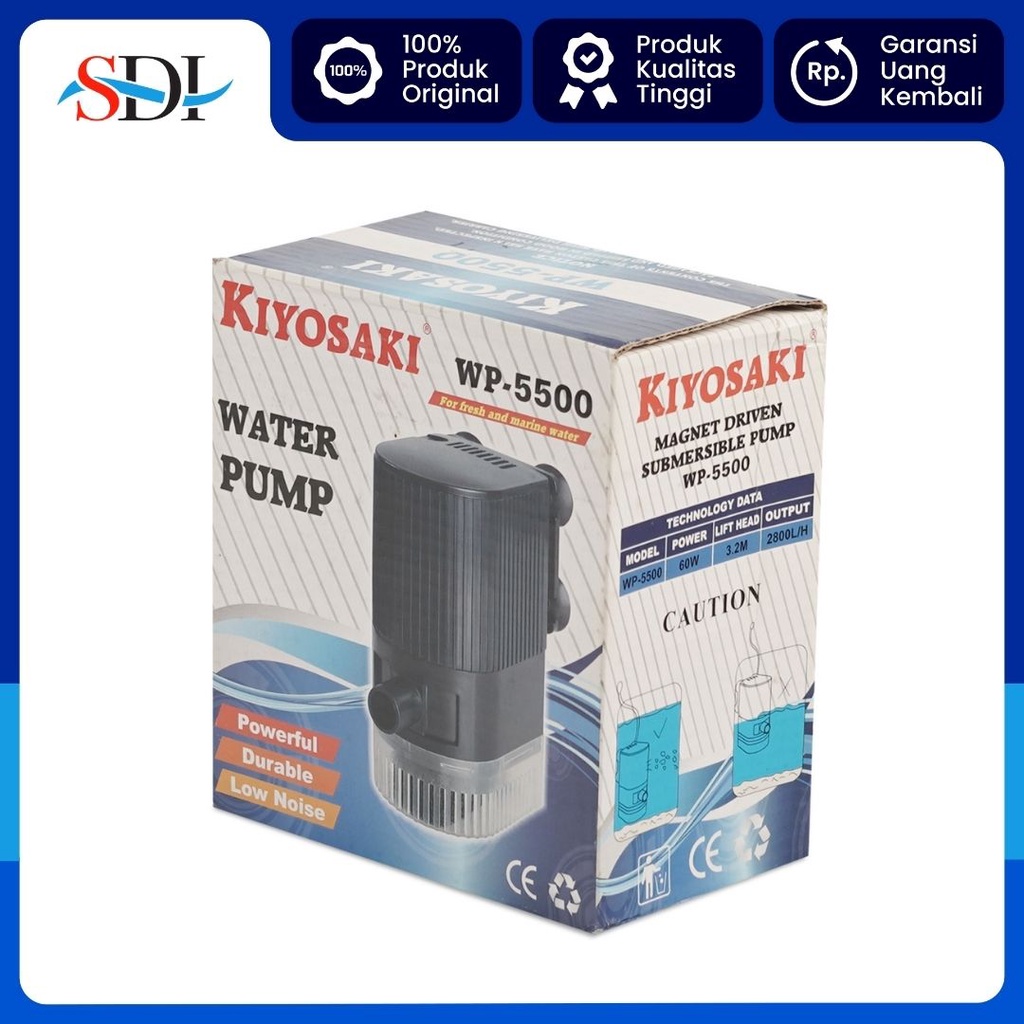 POMPA CELUP AQUARIUM DAN KOLAM KIYOSAKI KY WP 5500 4000L/H