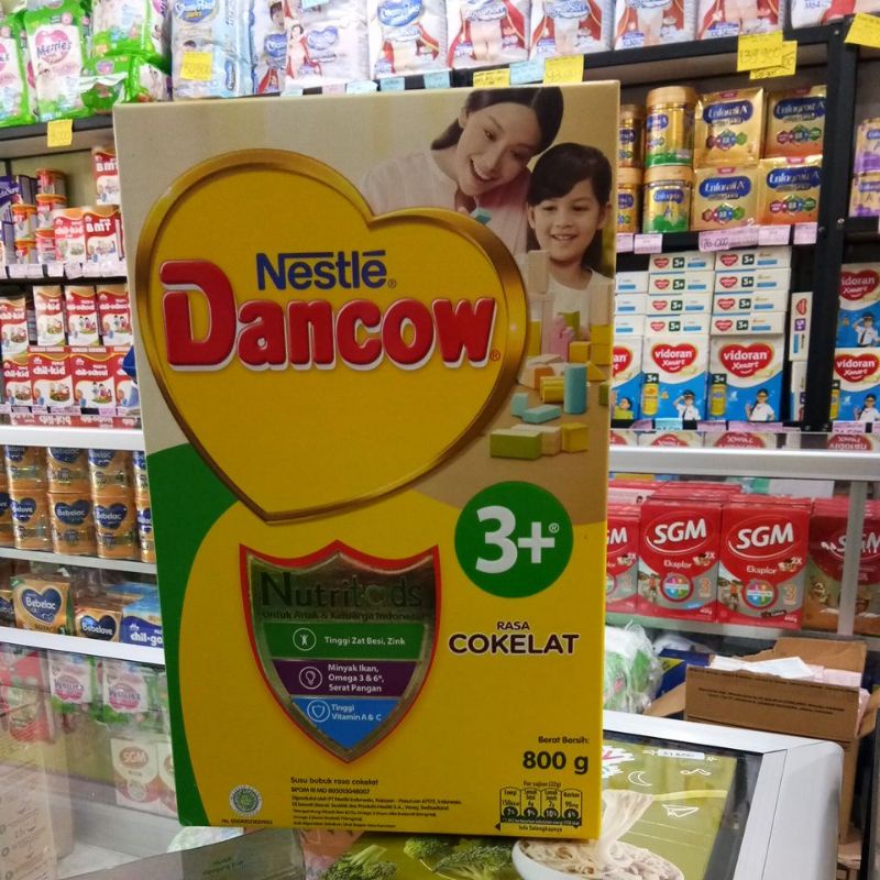 DANCOW 3+ VANILA, MADU, COKLAT 800GR