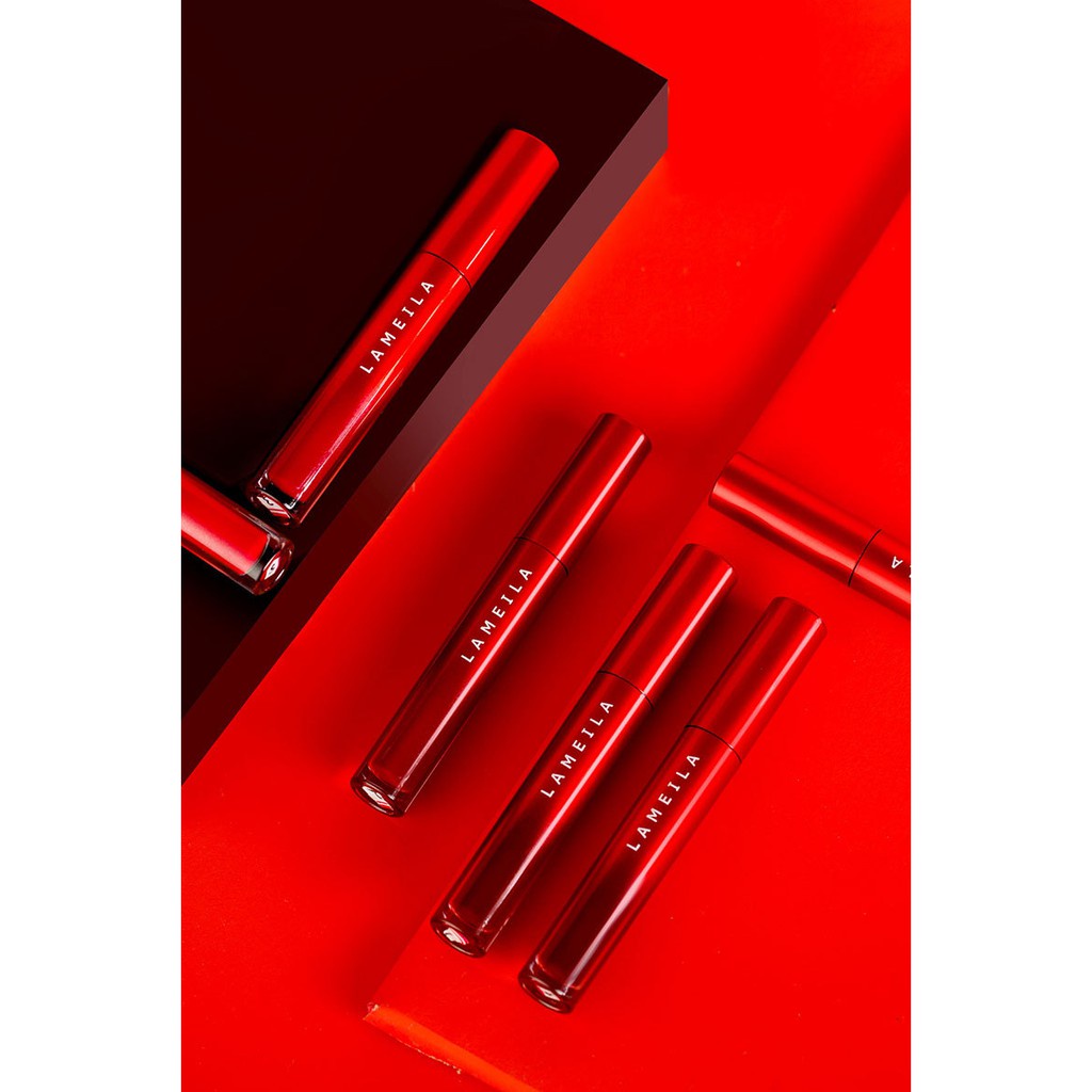 LAMEILA Lip Cream JUST RED Edition LIMITED Rumah Cantik 354 LM-2026 / LM2026 / LM 2026 Lipcream Import Berkualitas Murah