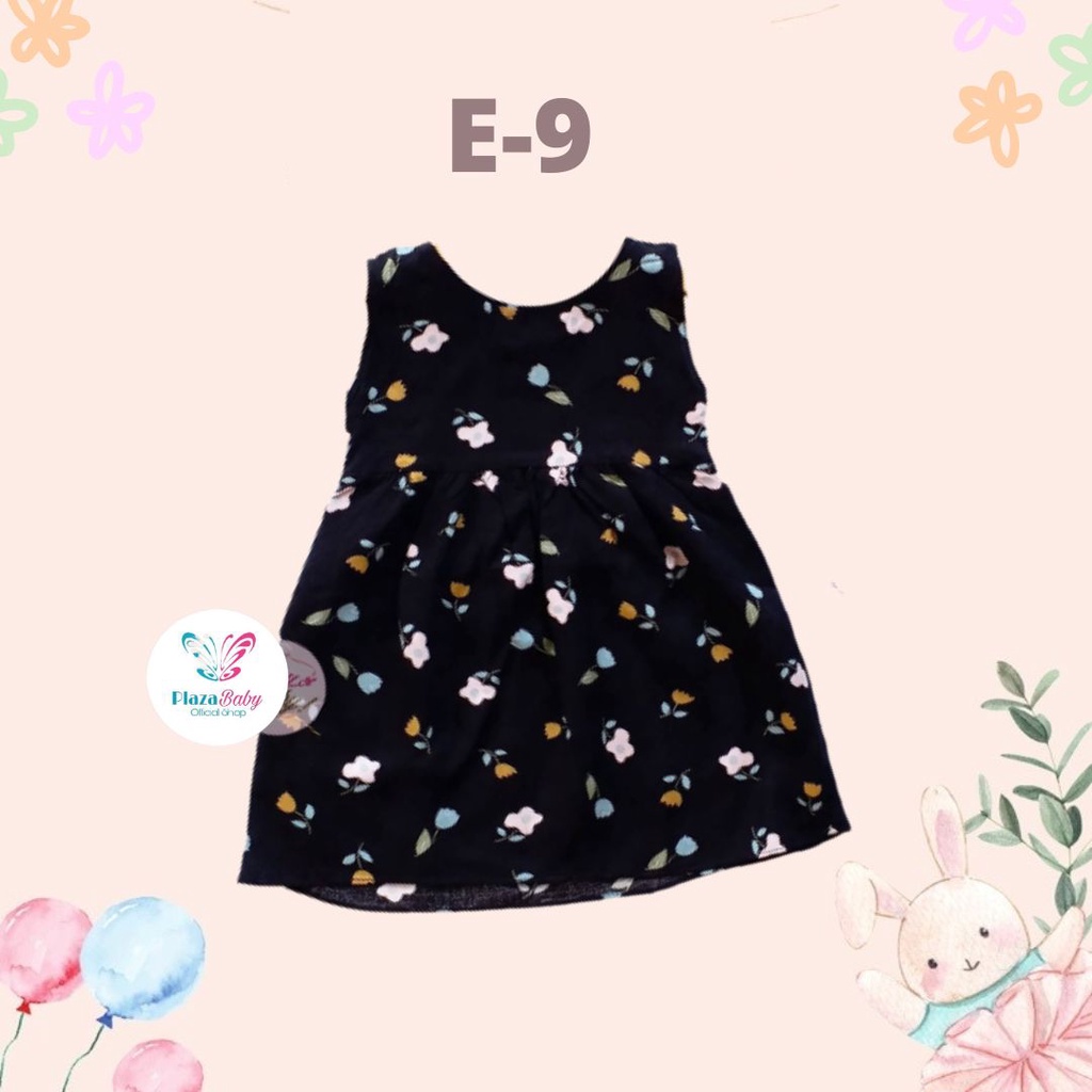 Plazababyku BBB DRESS SELLENAA dress anak perempuan bayi motif bunga lucu PART2