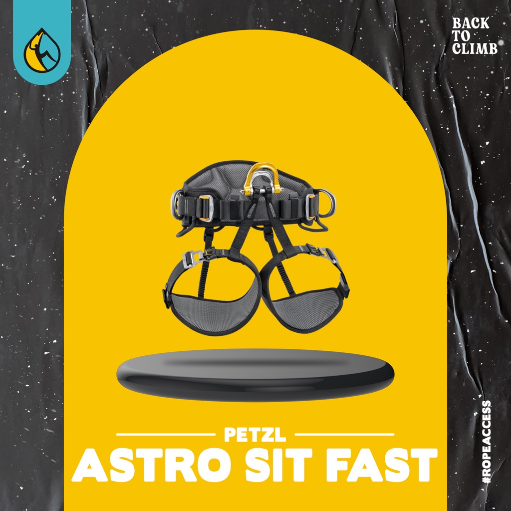 Harness Petzl Astro Sit Fast For Safety Industry Work Rescue