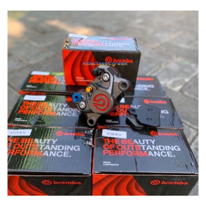 kaliper belakang brembo 2p 2piston import kualitas bagus