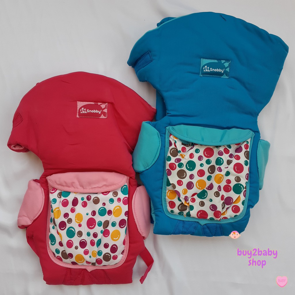 Gendongan bayi depan model ransel Snobby Happy Bubble Series TPG 2243