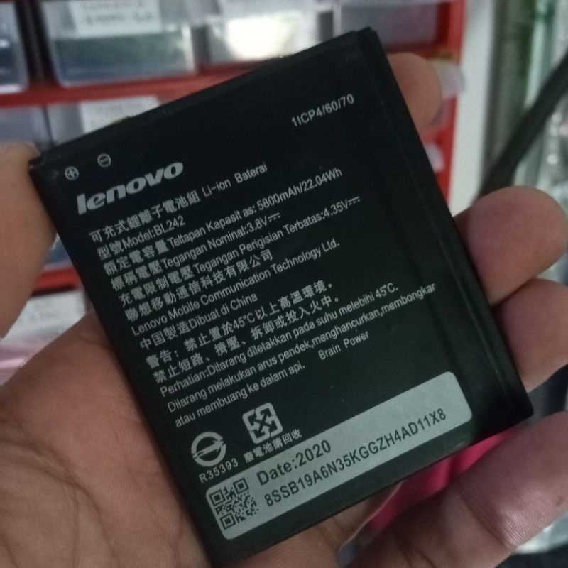 baterai batre batterai lenovo a6000/a6000 plus