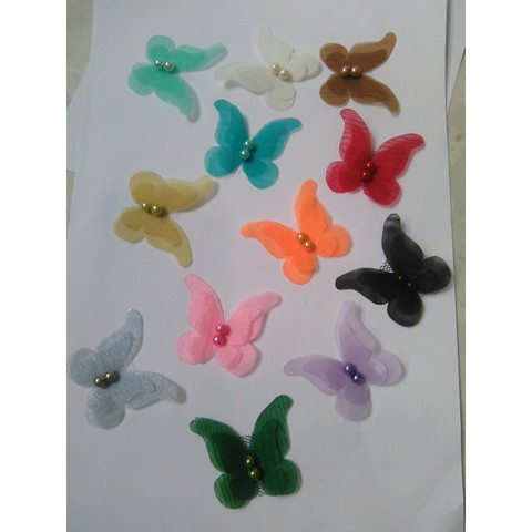 

Aplikas Kupu Organdi-harga untuk 12 pcs