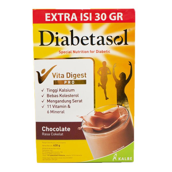 

DIABETASOL Vita Digest Pro 600g Susu Bubuk untuk Diabetes Cokelat