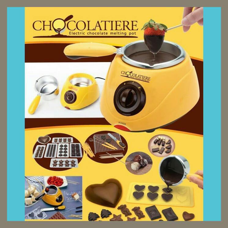 

ALAT PELELEH COKLAT / CHOCOLATE MELTER / PAMANAS PENCAIR COKLAT