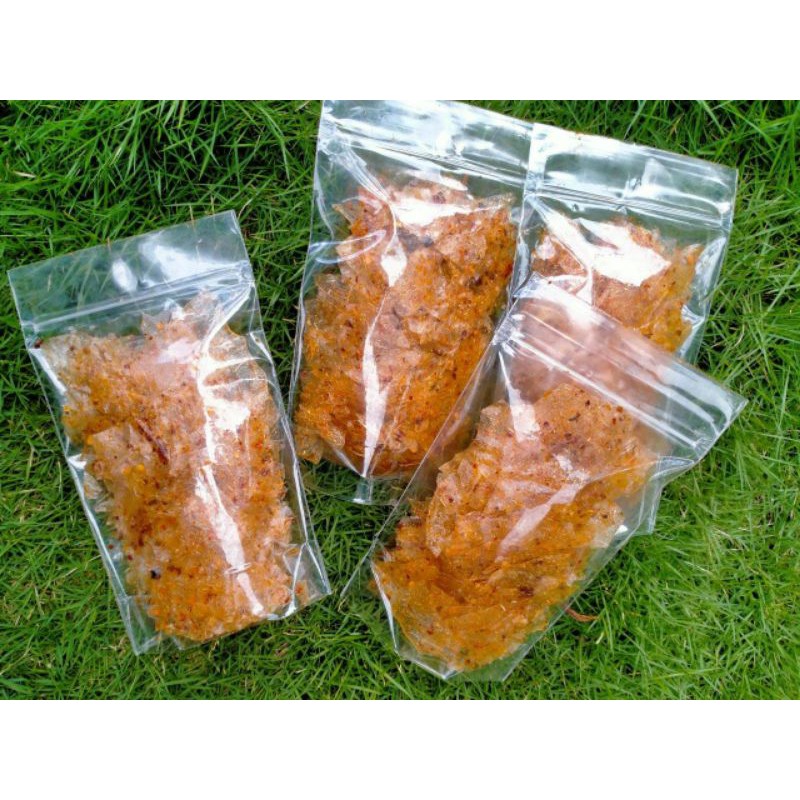 

KERIPIK BELING/KACA 45 GR EKSTRA PEDAS DAUN JERUK