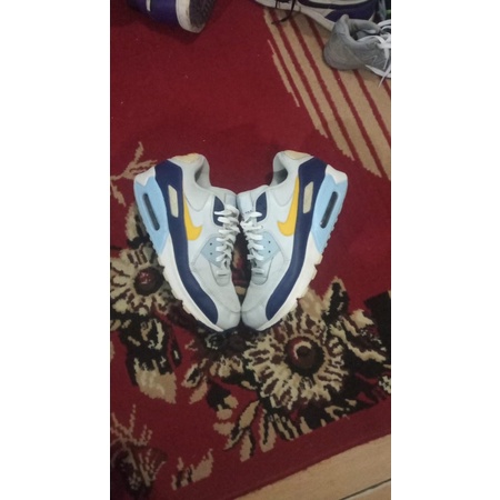 Sepatu Nike Air Max 90 Pure Platinum Blue Void Vintage