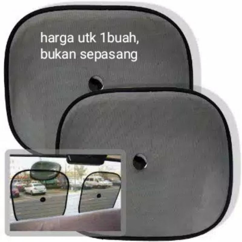 Sunshield Nilon Pelindung Anti Panas Kaca Mobil Sun Shade 1pc