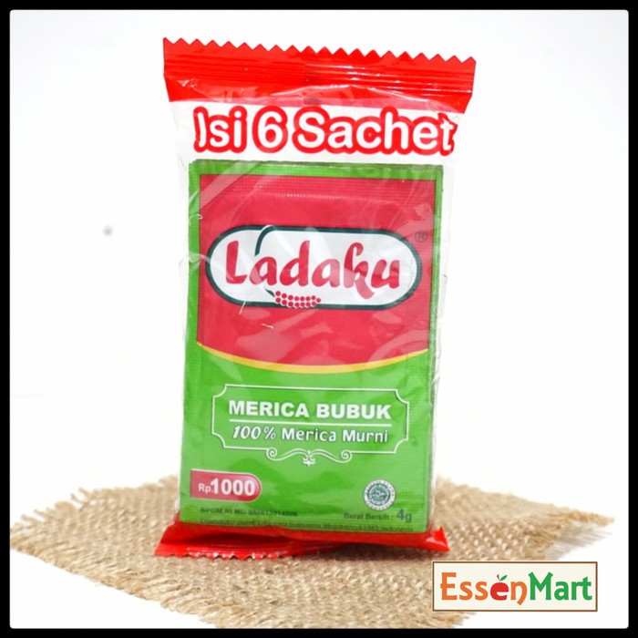 

Ladaku Merica Bubuk Isi 6 Sachet x 4gr