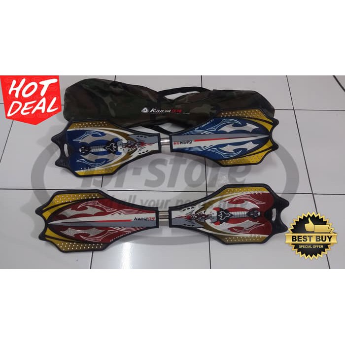 Snakeboard / Waveboard / Ripstick / Skateboard Roket / Swayboard Kansa