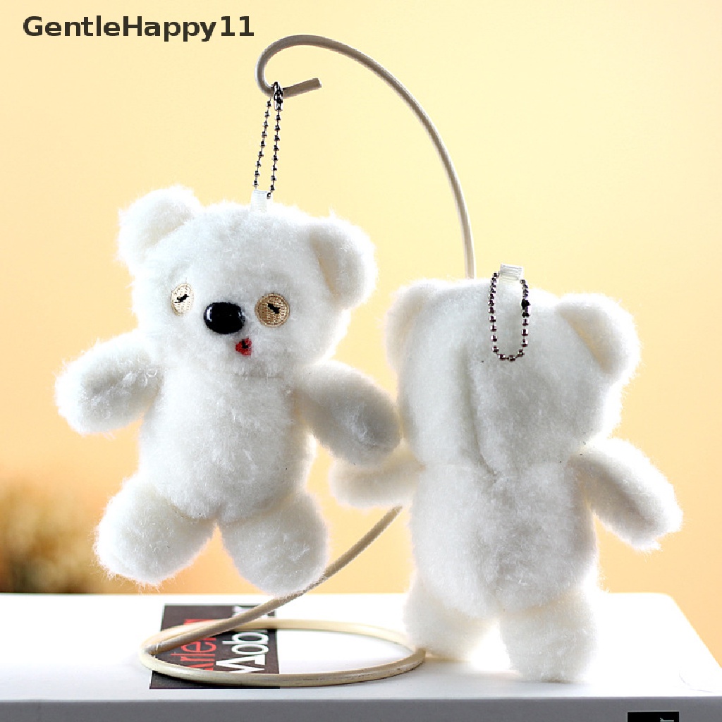 Gentlehappy Cute Plush Cherry Bear Rabbit Mainan Mewah Gadis Ransel Liontin Gantungan Kunci id