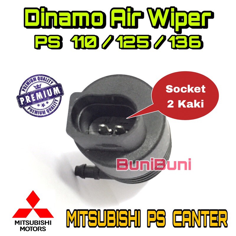 Motor / Dinamo Washer Semprotan Air Wiper Mobil Truk Mitsubishi PS Canter 110 / 125 / 136 PS