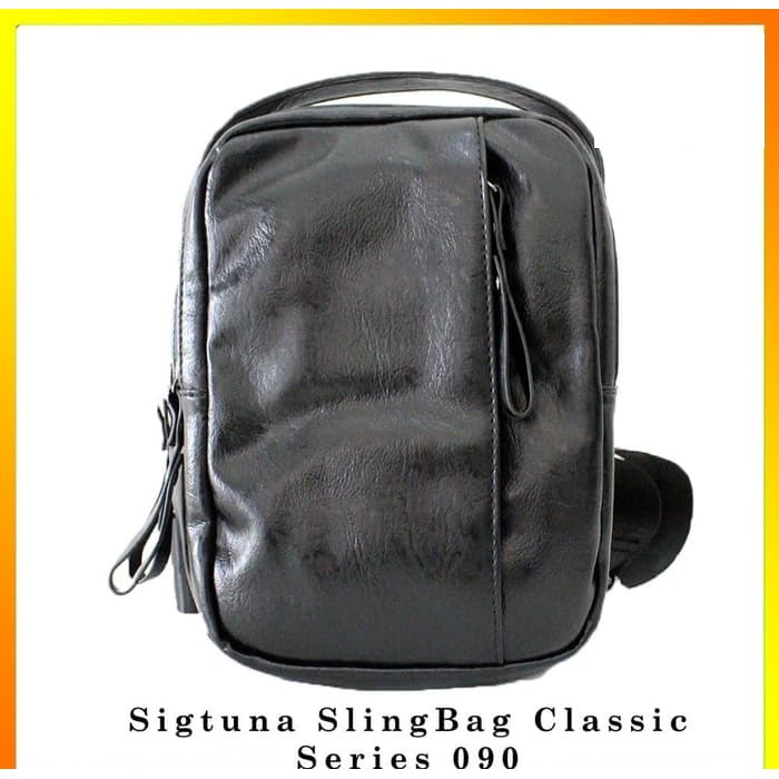 Tas Selempang Sigtuna Slingbag Classic Series 2090 Hitam import original