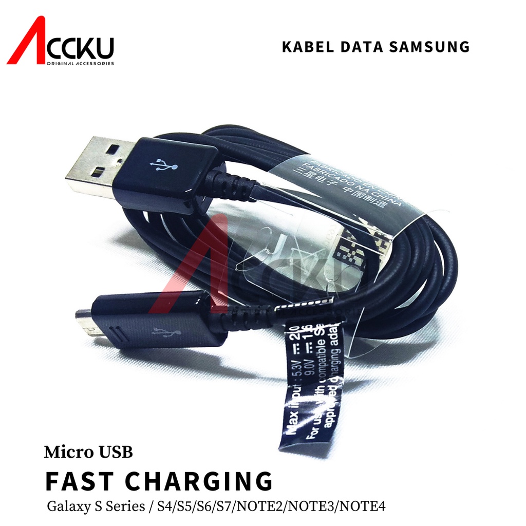 Kabel Data Samsung Galaxy Note 1 note 2 note3 note 4 Fast Charging Micro USB Original 100% Kabel Data Samsung Galaxy S6 S7 S5830 S5360 Galaxy V G313 G316