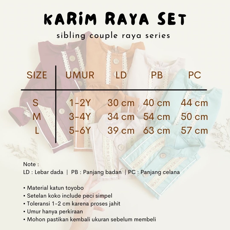 LITTLECAIM - NAYA SERIES | baju anak couple