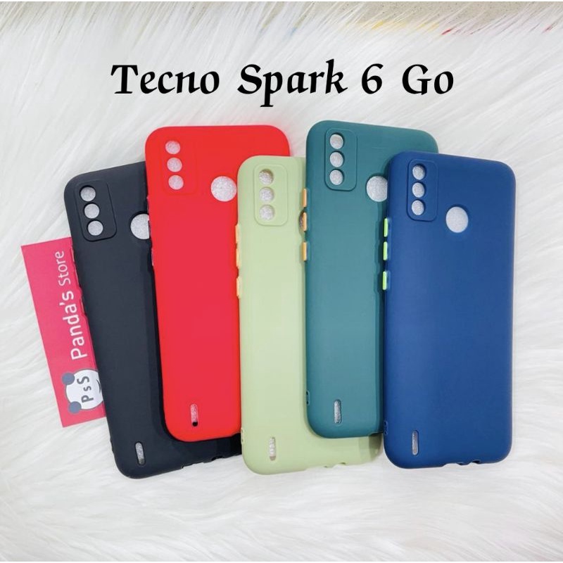 Case Tecno Spark 7 , Spark 6 Go Babycase + Pelindung Kamera, Makaron Full Color (PsS)