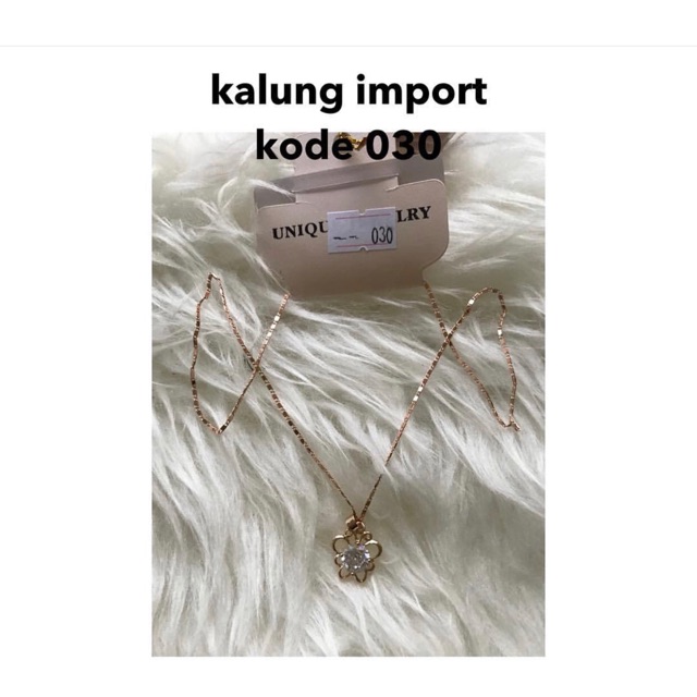 Kalung import anti karat - import import