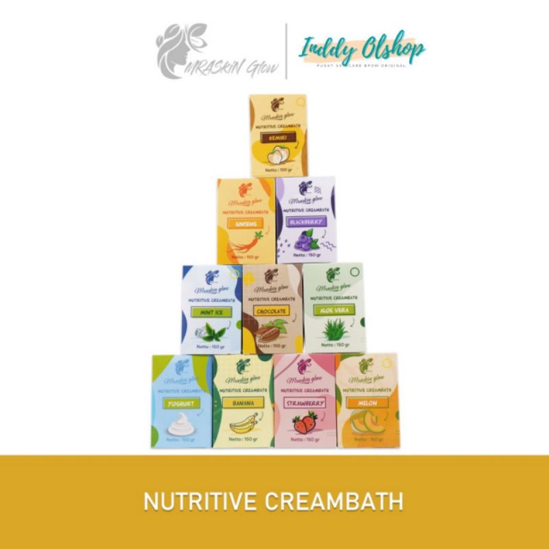 Mraskin Glow Nutritive Creambath Original Bpom