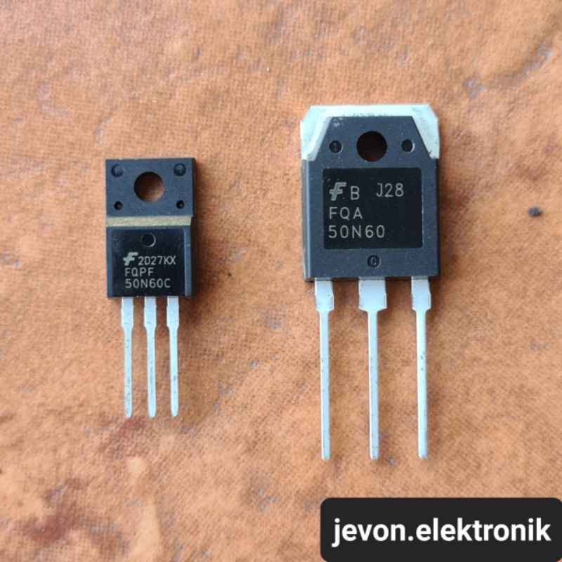 IC Transistor Mosfet FQPF FQA F 50N60 Kecil Besar