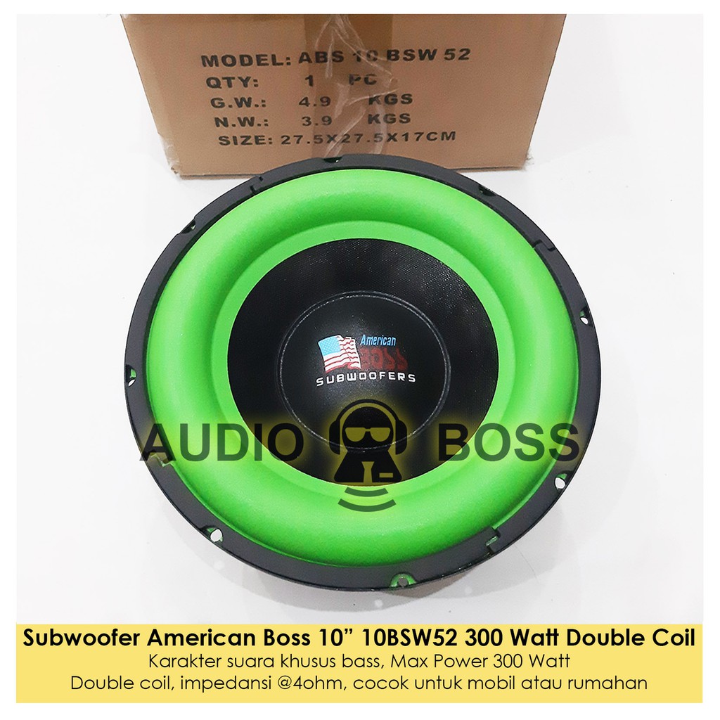 speaker american boss 8 inch