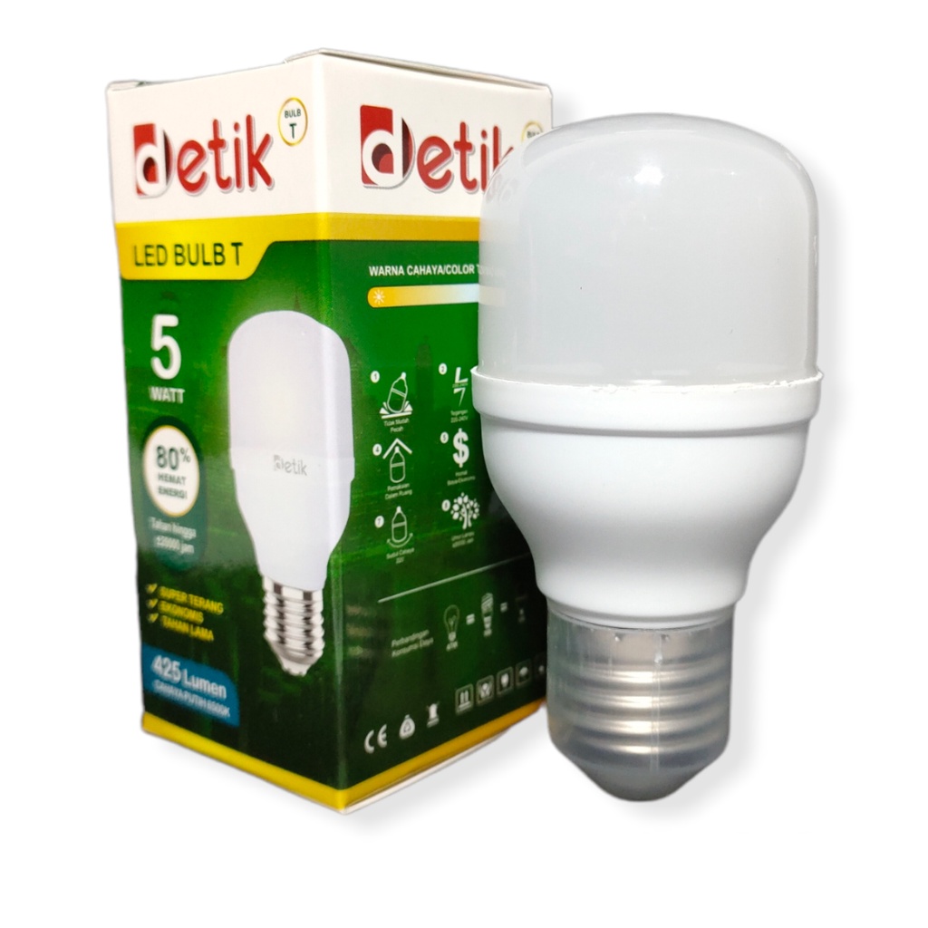 DETIK Lampu LED Capsule 5 Watt - Cahaya Putih (Garansi 1 Tahun)