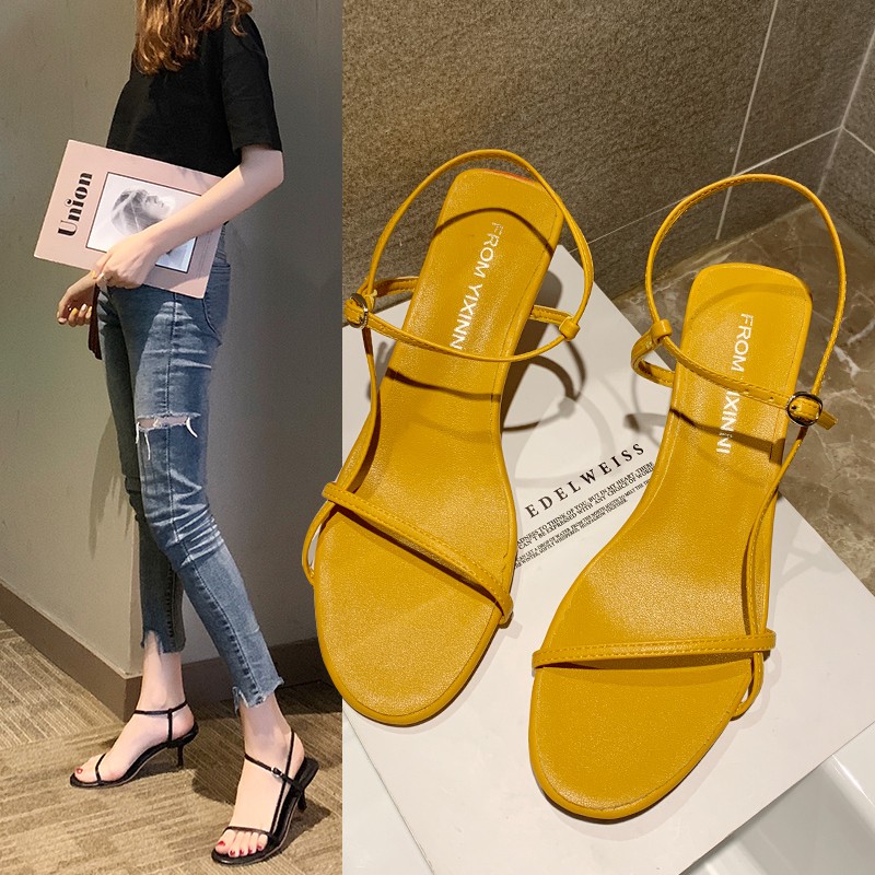 Sepatu Sandal  High  Heels  Wanita Gaya Korea untuk  Musim 