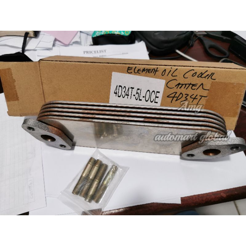 element oil cooler Mitsubishi canter ps125