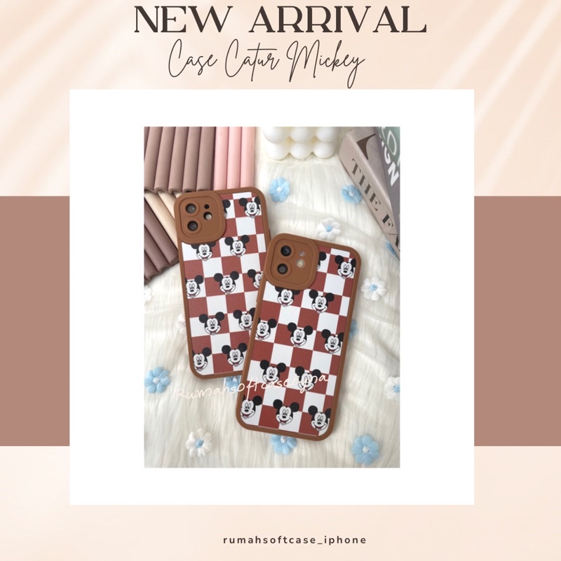 CASE IPHONE- Case Catur Mickey For Iphone 6/6s 6+/6s+ 7/8SE X/Xs XR XsMax 11 11Pro 11Promax 12 12Pro