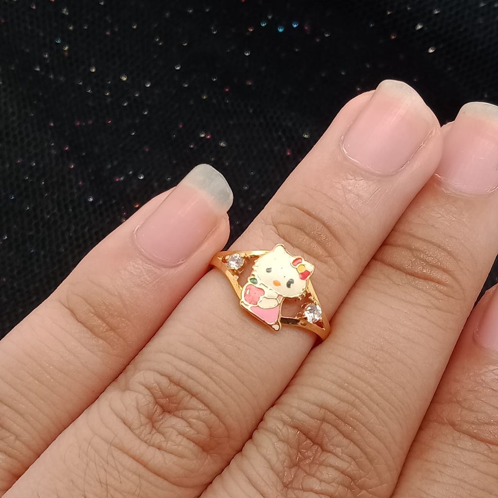 Cincin Anak Emas 17K - 1.15 gr Kadar 750 - 837