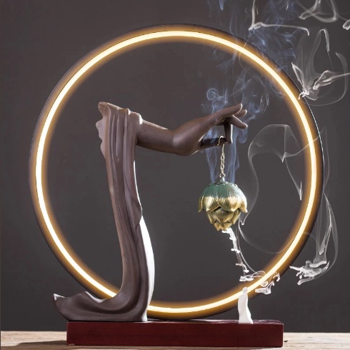 Incense Burner Ceramic Sandalwood Aromatherapy