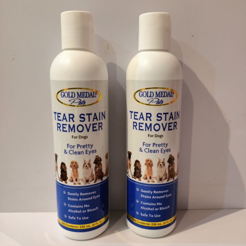 Gold Medal Pets Tear Stain Remover For Dogs 236ml / For Pretty &amp; Clean Eyes