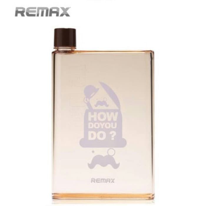 REMAX A5 LETTER REUSABLE WATER BOTTLE 420ML - BOTOL MINUM