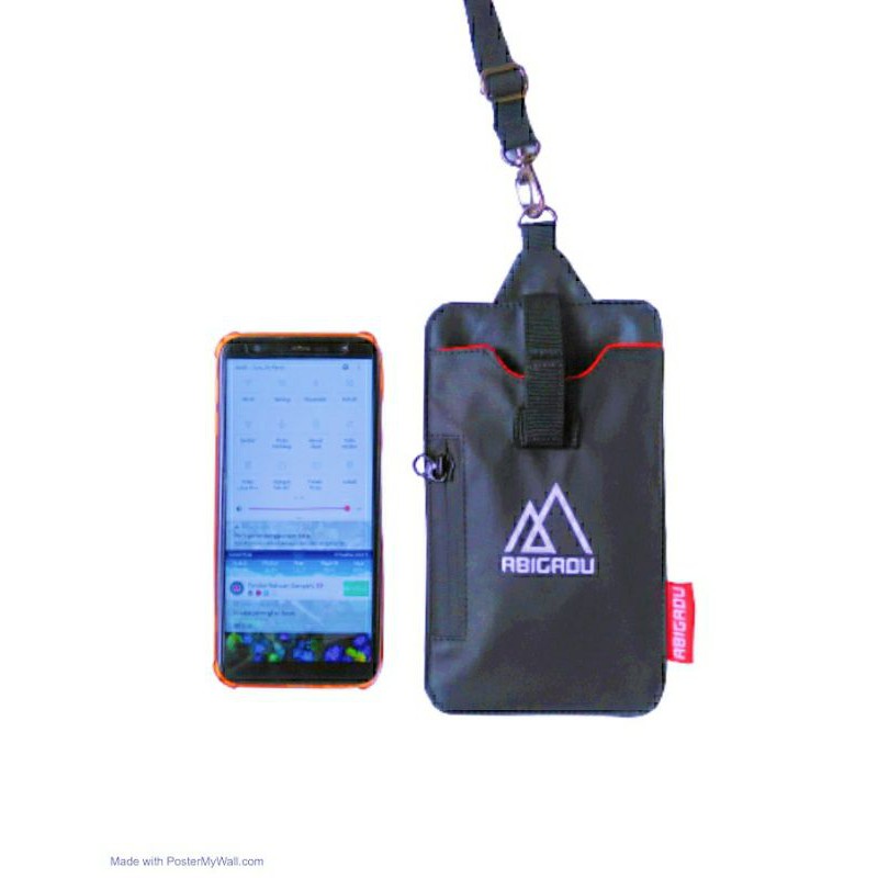 hanging wallet hp/kartu/gantungan leher/tas kalung | Abigadu