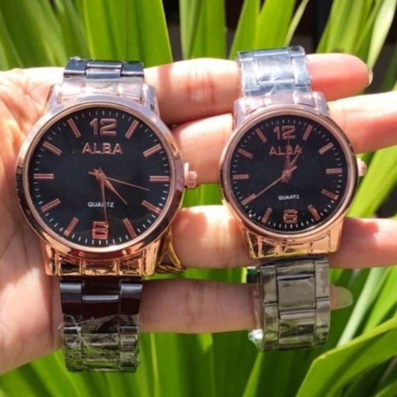 JAM TANGAN COUPLE PRIA WANITA/JAM TANGAN STAINLISS/JAM TANGAN PRIA/JAM TANGAN WANITA/JAM TANGAN TAHAN AIR/BAYAR DI TEMPAT