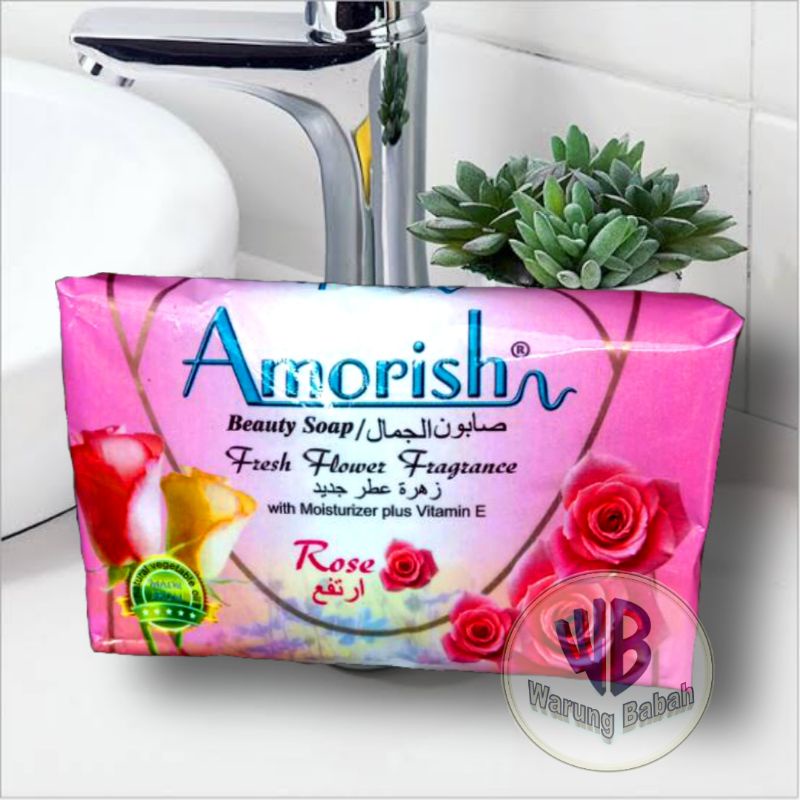 [ Sabun Kecantikan] Sabun Amorish 75 gram Aroma Bunga Rose