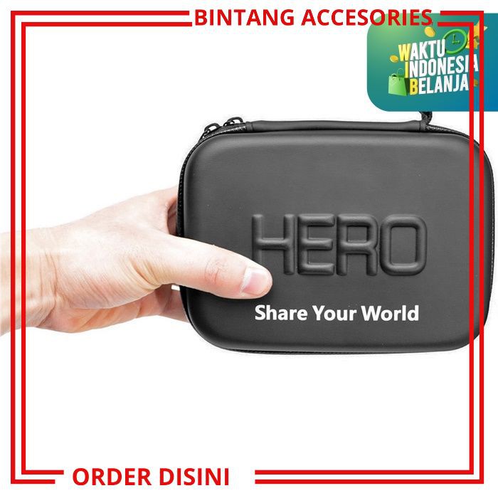 W178 TAS ANTI AIR TAS BAG HERO CASE GOPRO XIAOMI TAS WATERPROOF TAS KECIL TAS KAMERA GOPRO