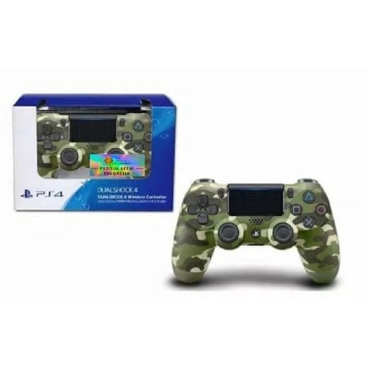 Stik PS4 Dualshock Original Green Camo - Army ZCT2 Led Bar