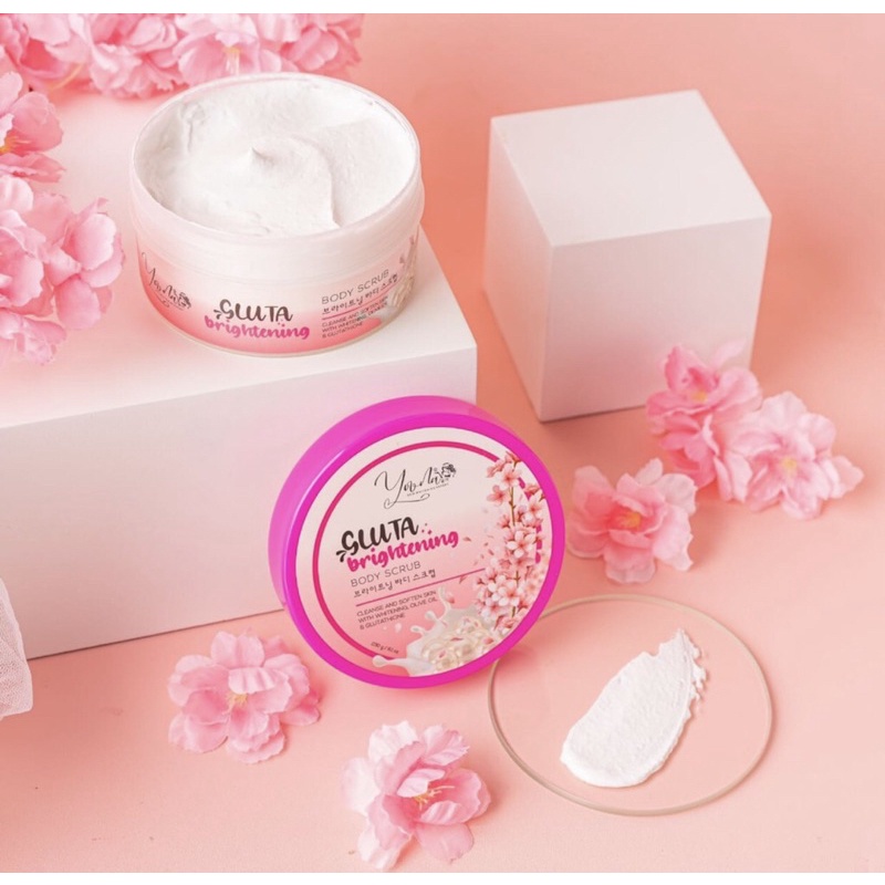 BODYSCRUB EXTRA MILK&Glutathione BPOM