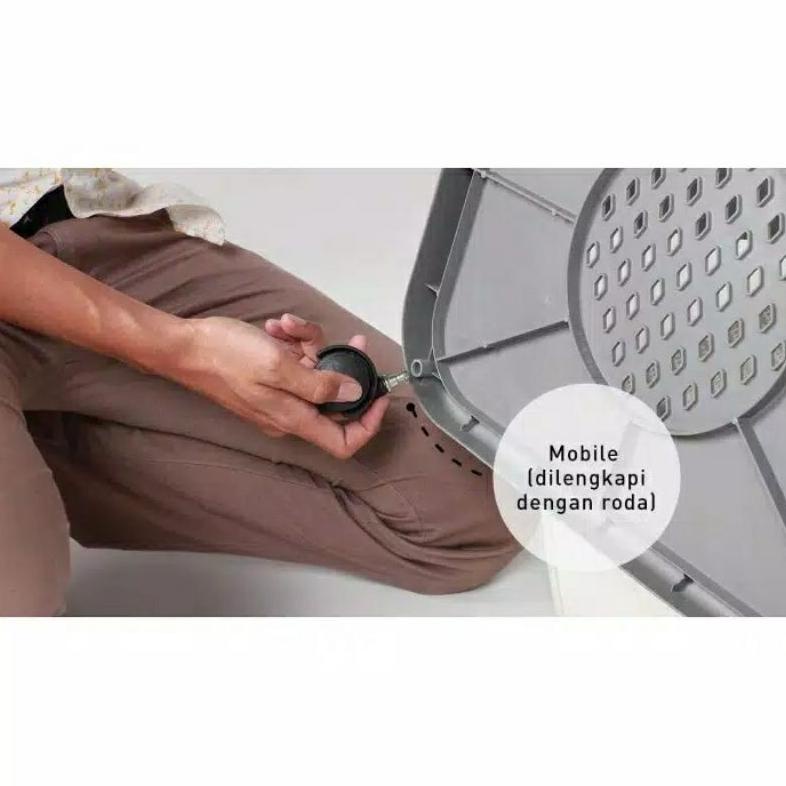 Rak Laundry Keranjang Laundry Basket Olymplast 3 Susun Oft Rak Serbaguna