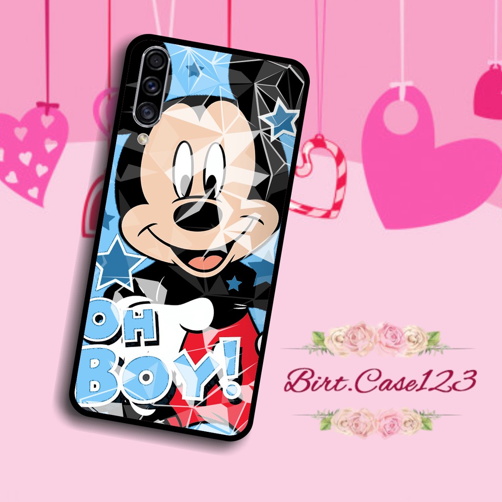 softcase diamond gambar MICKEY MOUSE Oppo A3s A1k A5 A9 2020 A7 F9 A5s A31 A52 A92 A37 A53 A83 BC609