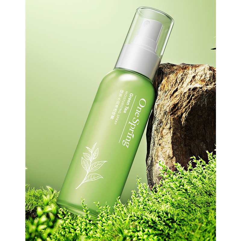 Green Tea Moisturizing Clear Toner Spray Hydrating Moisturizing Moisturizing Refreshing Skin Rejuvenation Spray